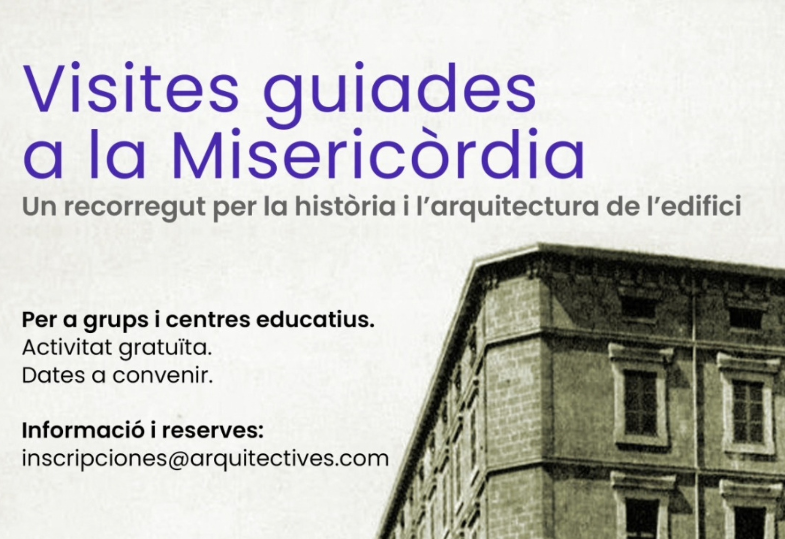 Visites guiades a la Misericòrdia