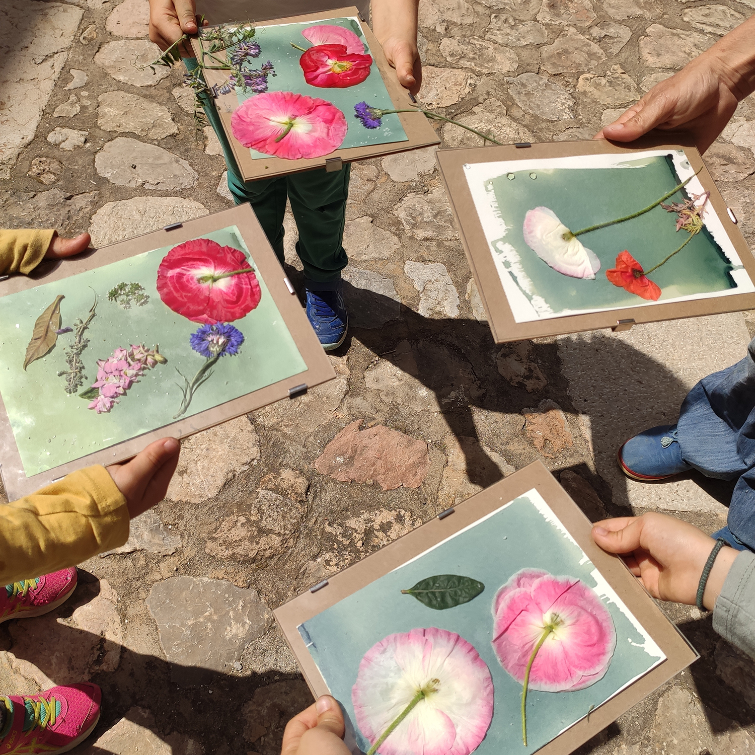 Taller de cianotípia