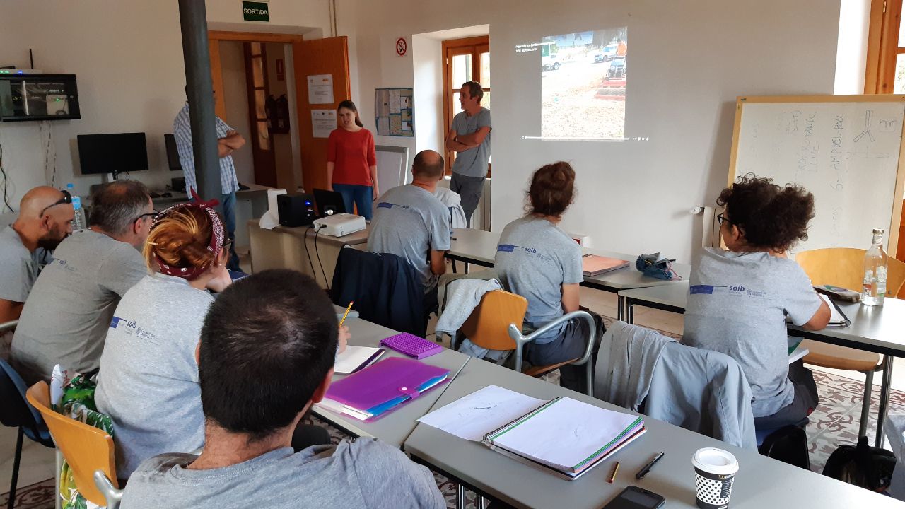 Classes de formació a Son Amer.