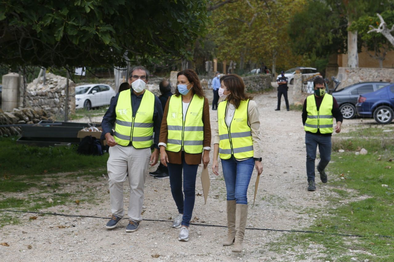 Presentación del inicio de las obres en el refugio de Galatzó.