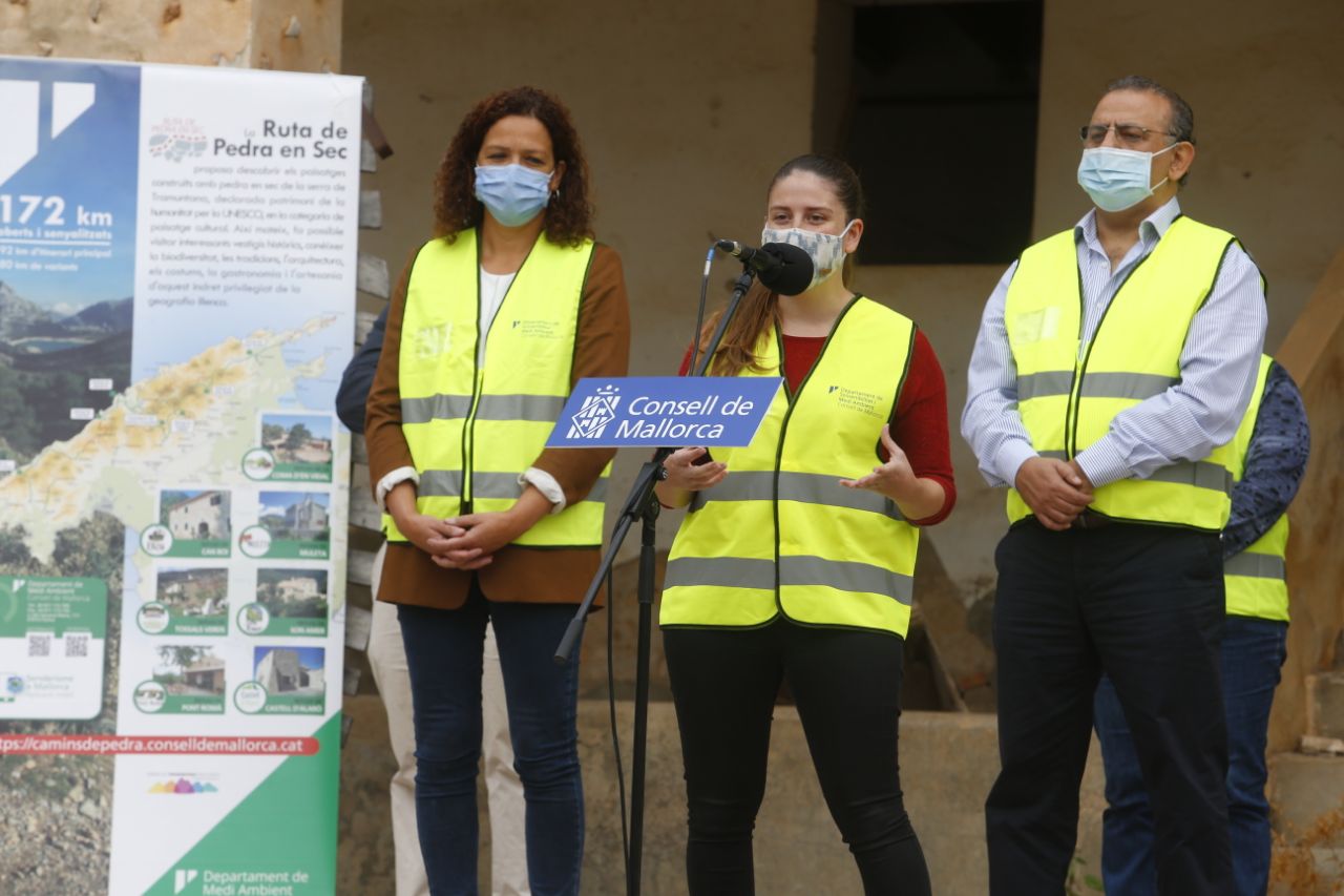 Presentació de l'inici de les obres al refugi de Galatzó.