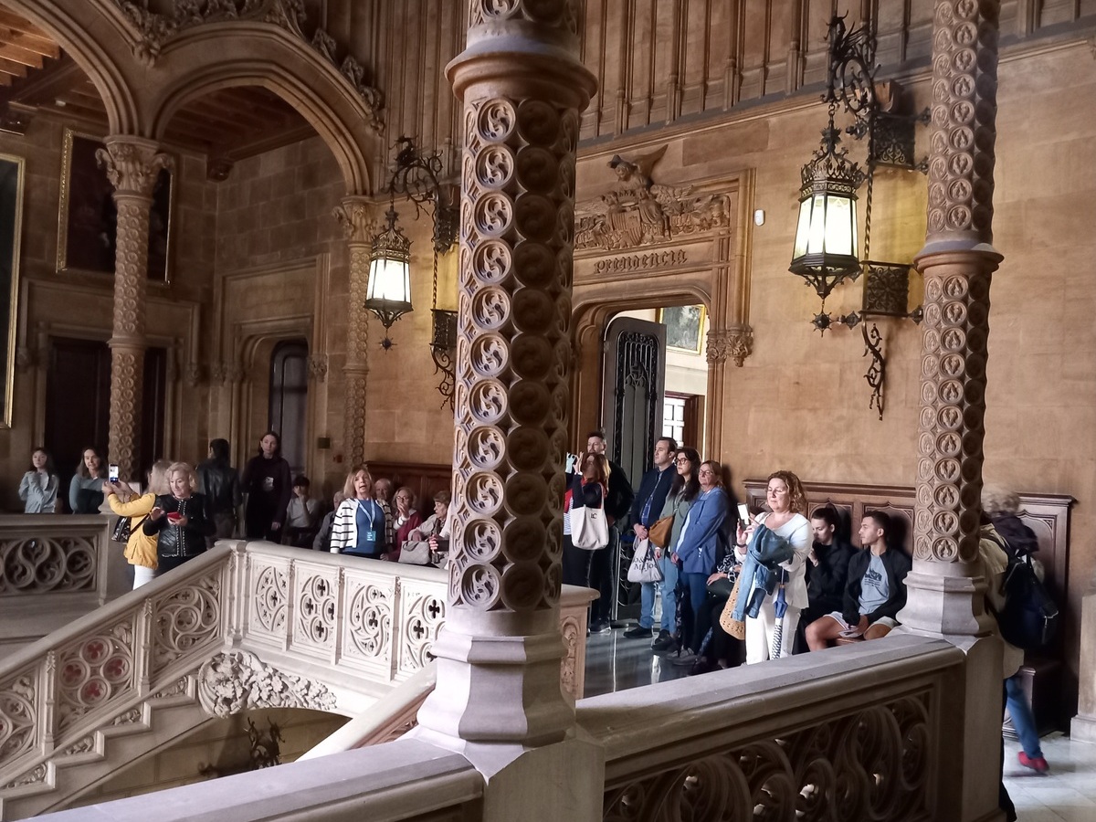 El Palau del Consell abrió sus puertas por el Open House Palma.