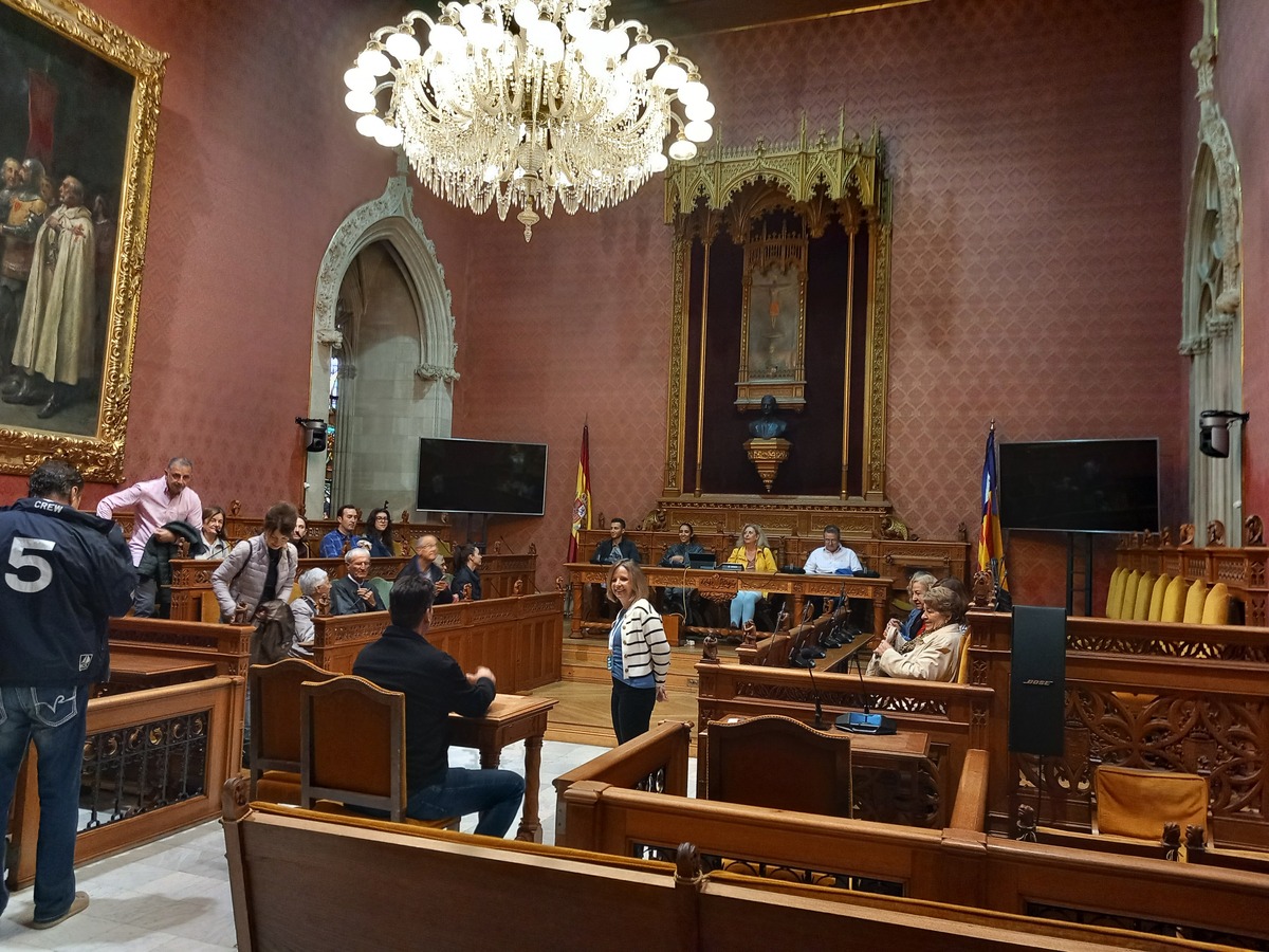 El Palau del Consell abrió sus puertas por el Open House Palma.