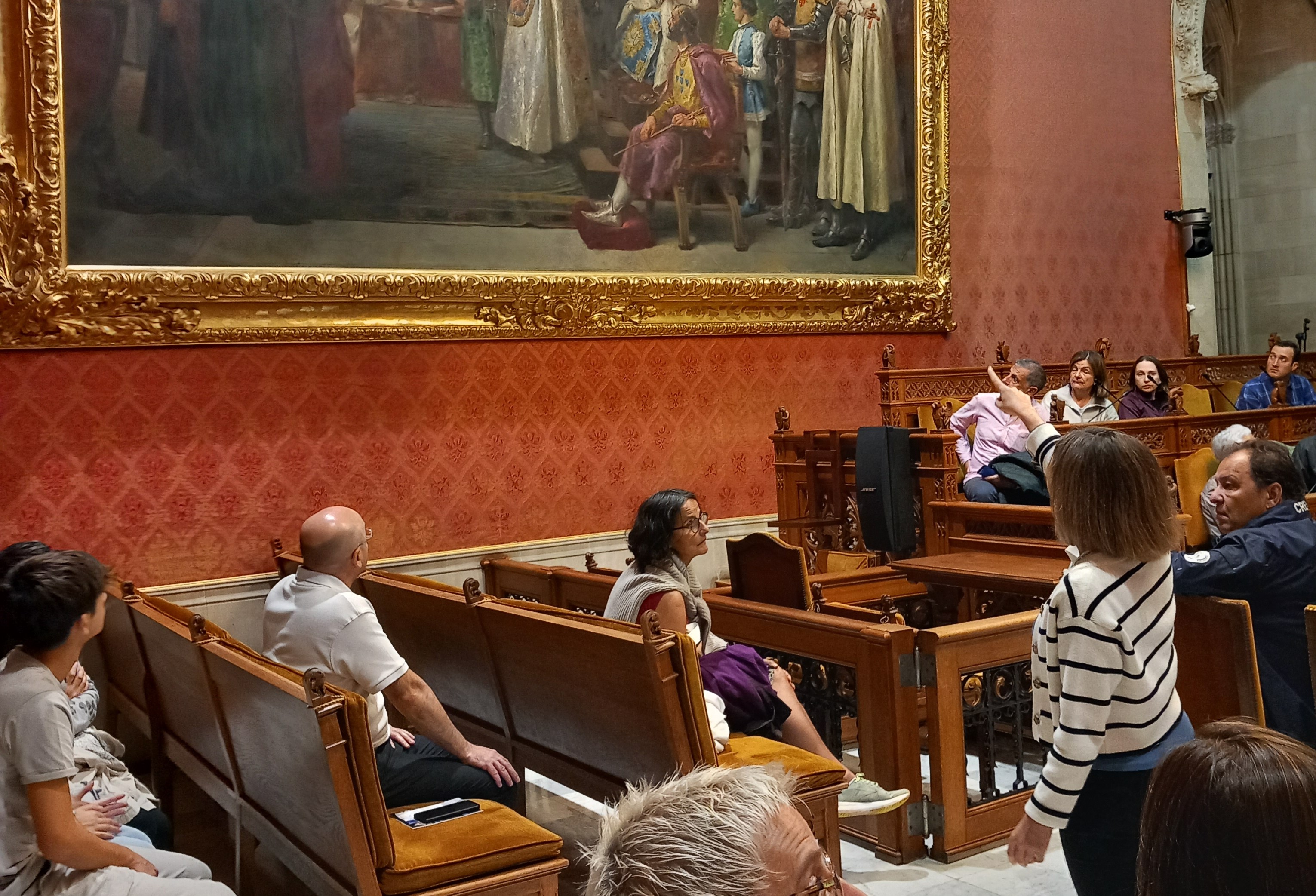 El Palau del Consell abrió sus puertas por el Open House Palma.