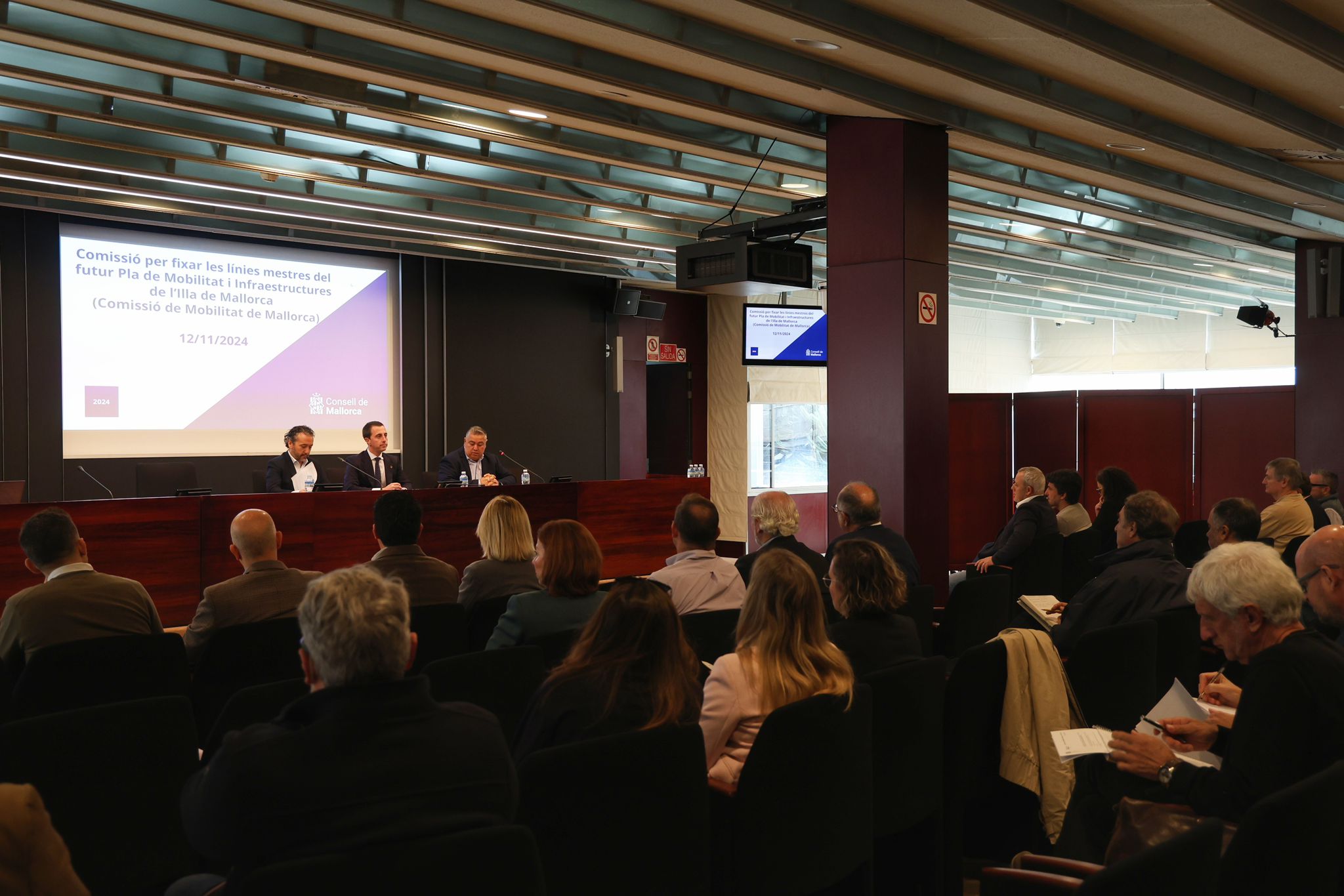 Reunión de la Comisión de Movilidad de Mallorca.