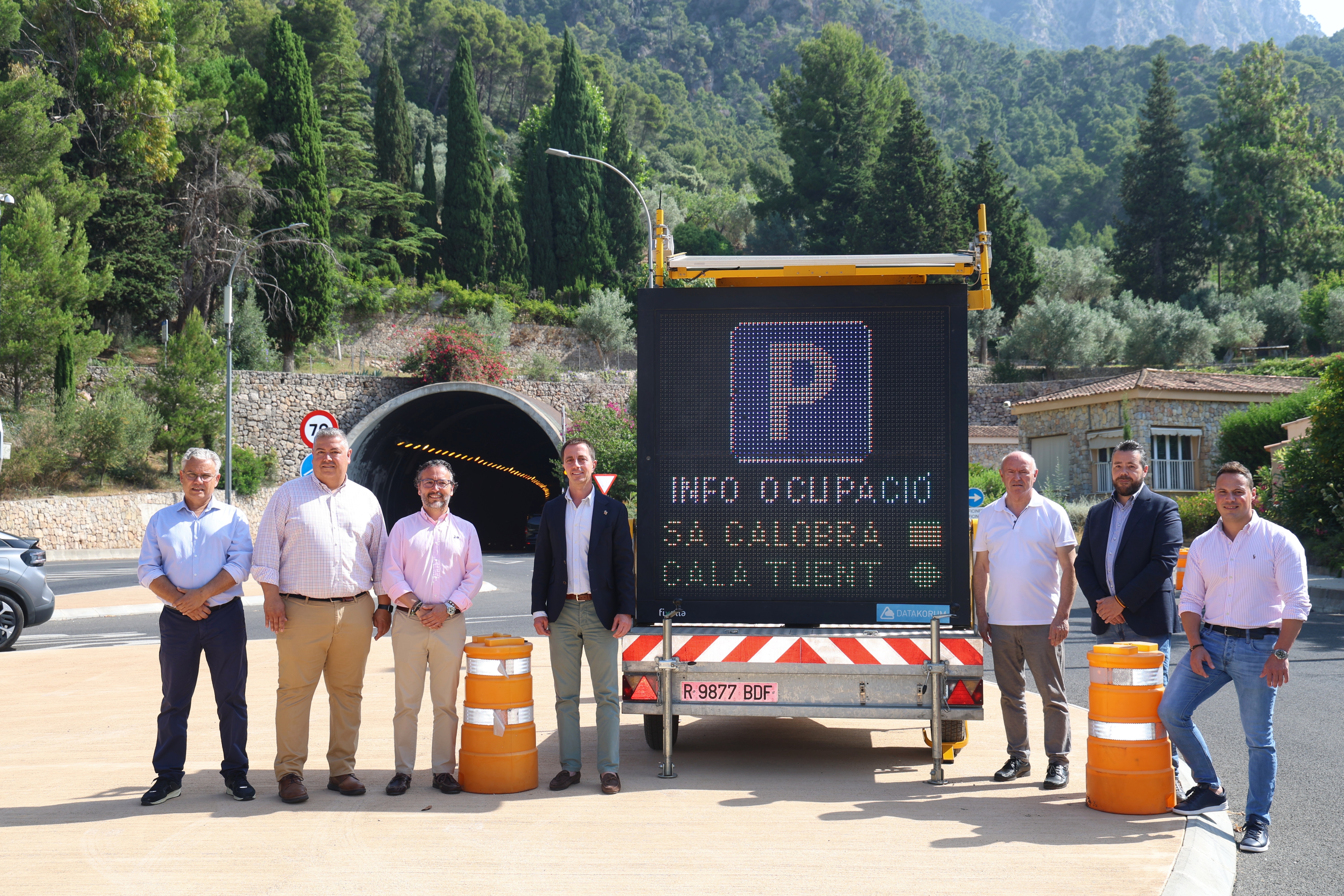 El Consell de Mallorca pone en marcha la monitorización de los aparcamientos de Sóller, sa Calobra y cala Tuent.