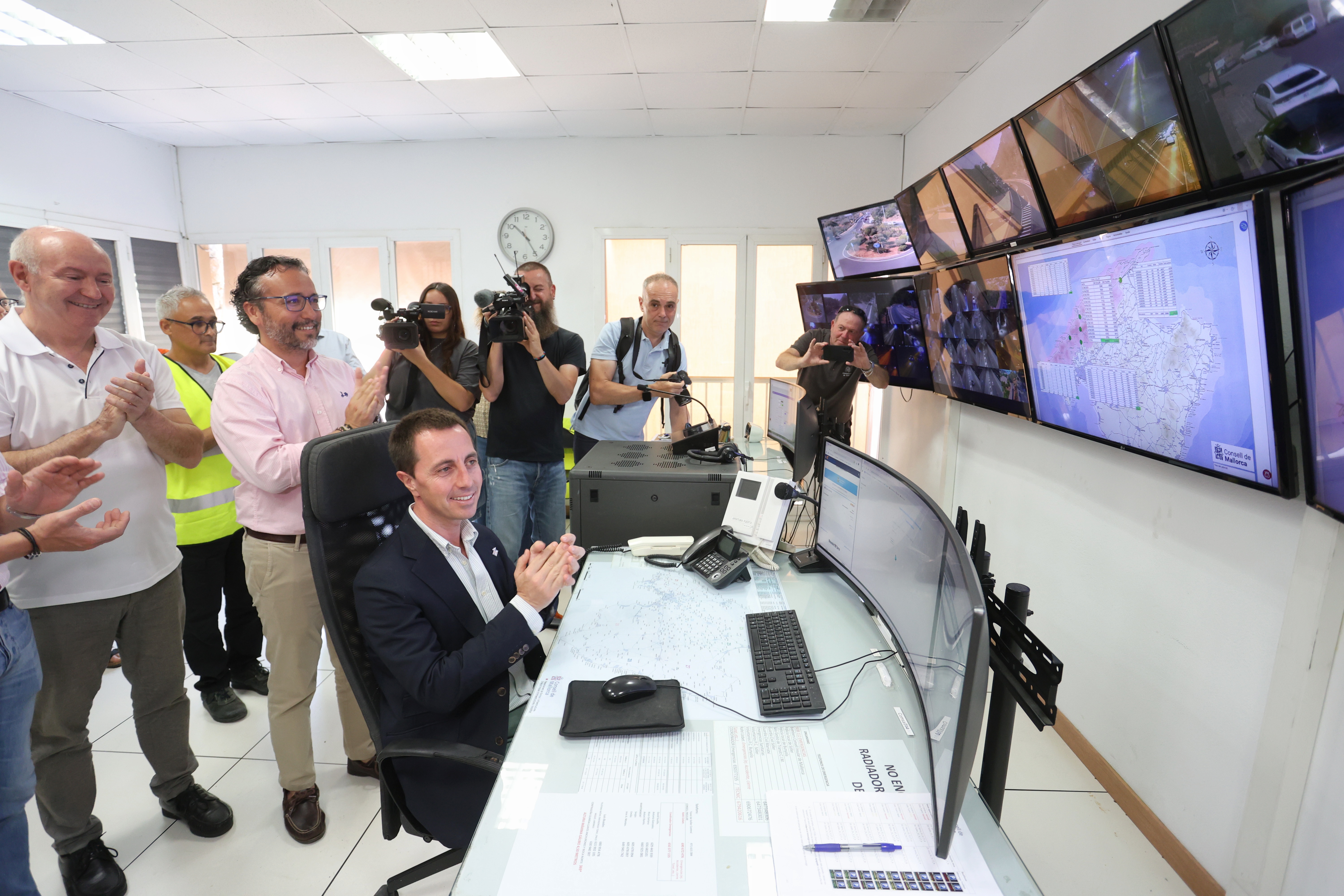 El Consell de Mallorca pone en marcha la monitorización de los aparcamientos de Sóller, sa Calobra y cala Tuent.