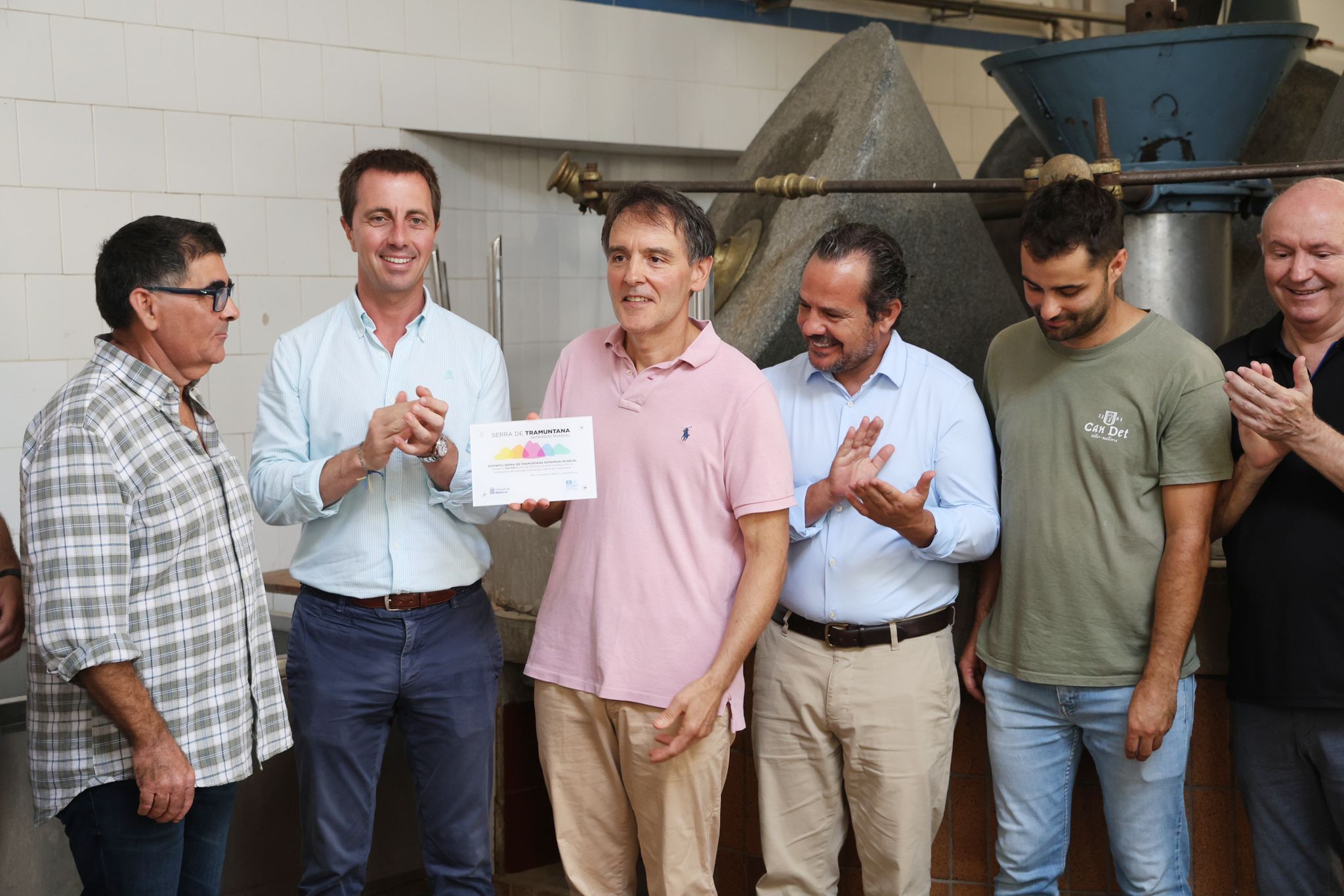 La almazara Can Det recibe el Distintivo Serra de Tramuntana en la categoría de lugar emblemático.