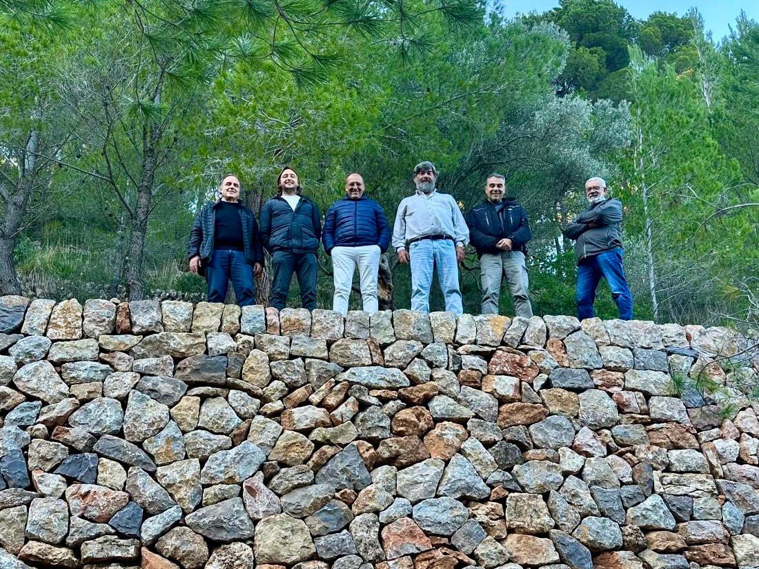 El conseller Bestard visita la rehabilitació dels marges.