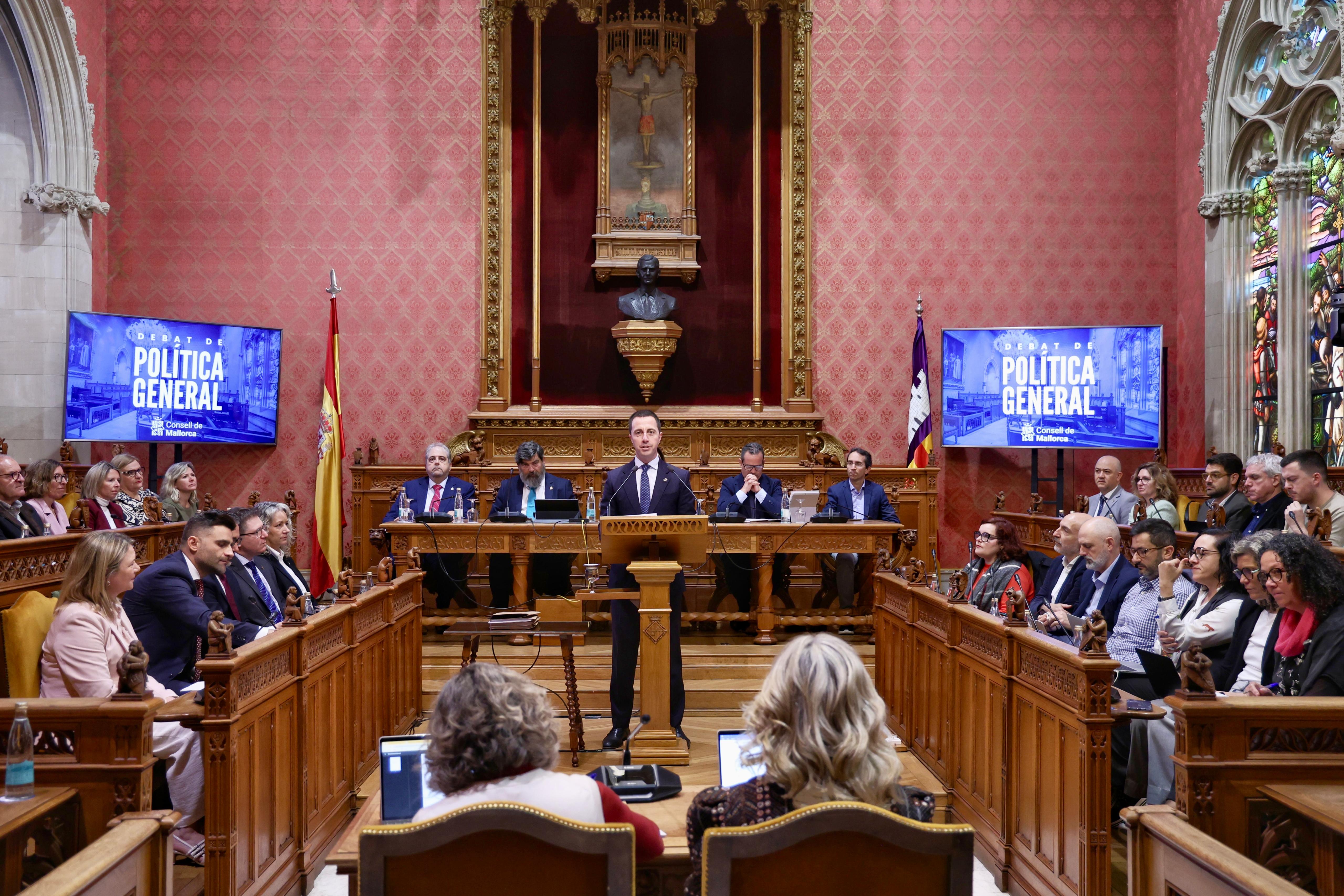 Debate de política general del Consell de Mallorca.