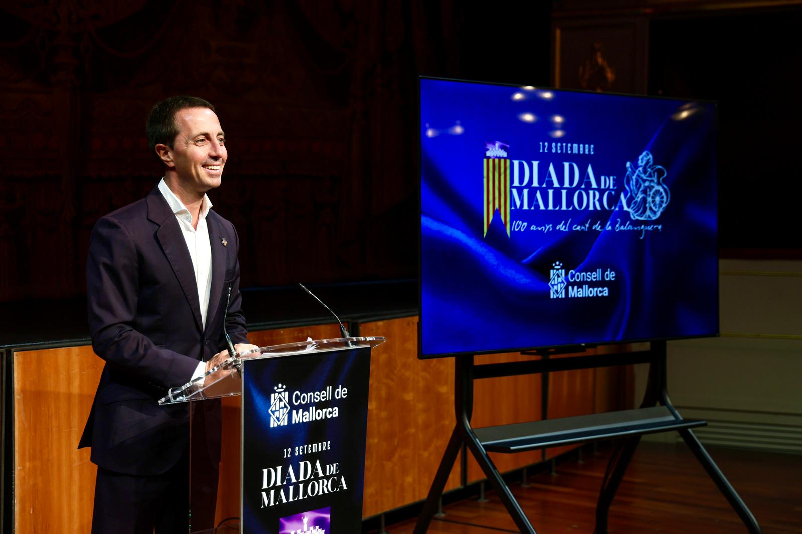 Presentación del programa de actos de la Diada de Mallorca.