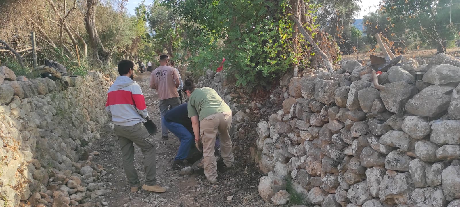 Jornada de voluntariat al camí de Raixa