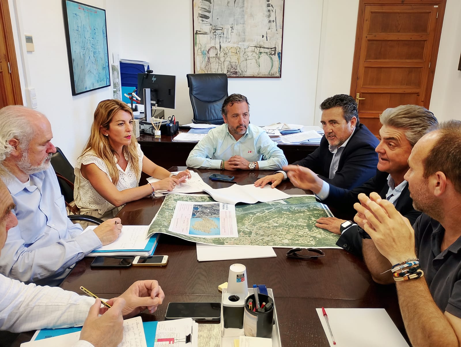 Imagen de la reunión.
