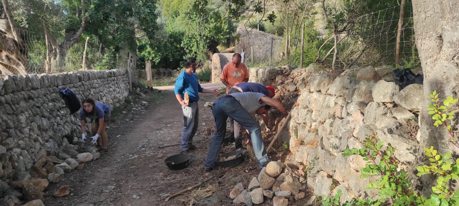 Jornada de voluntariat al camí de Raixa