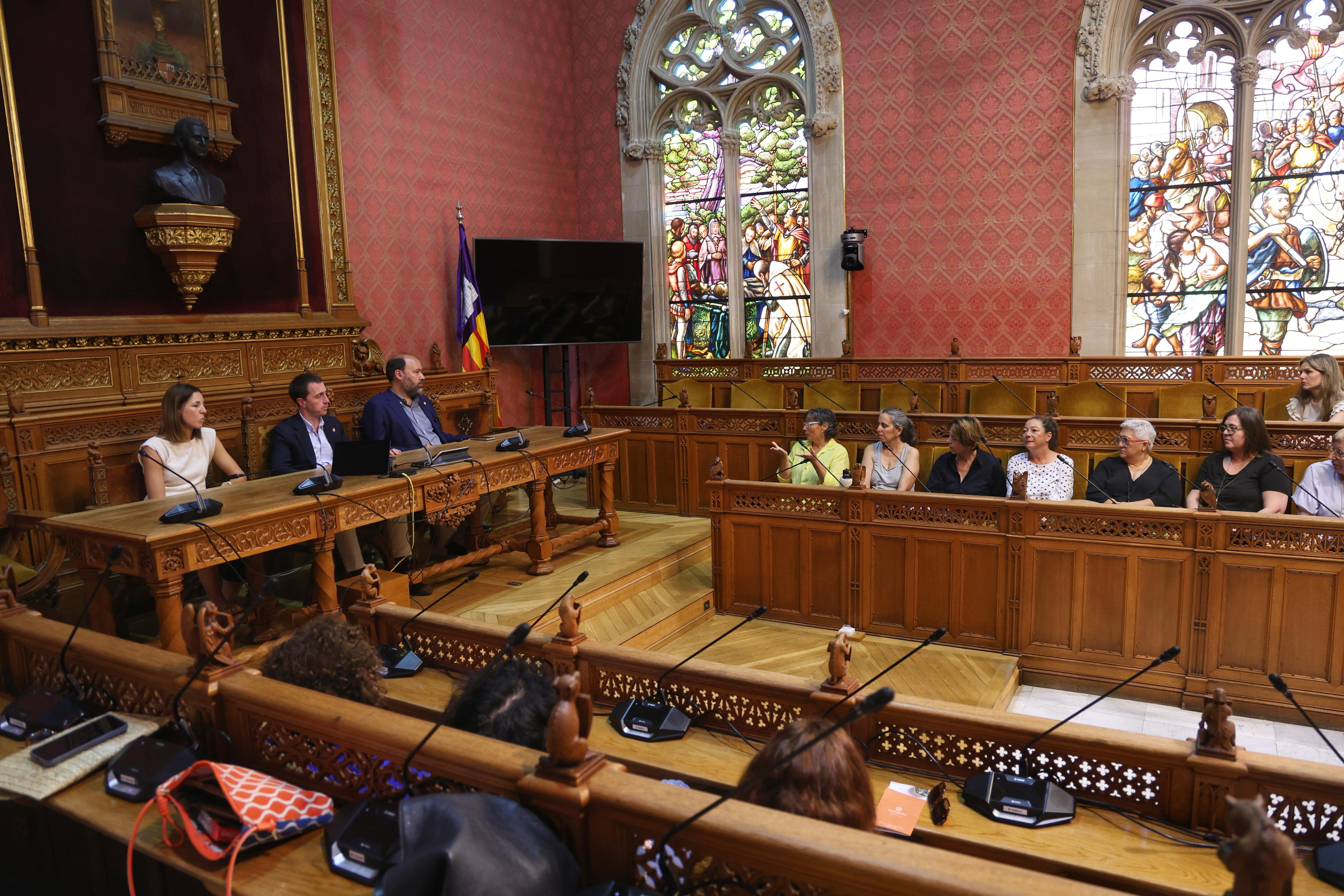 Momento durante la reunión