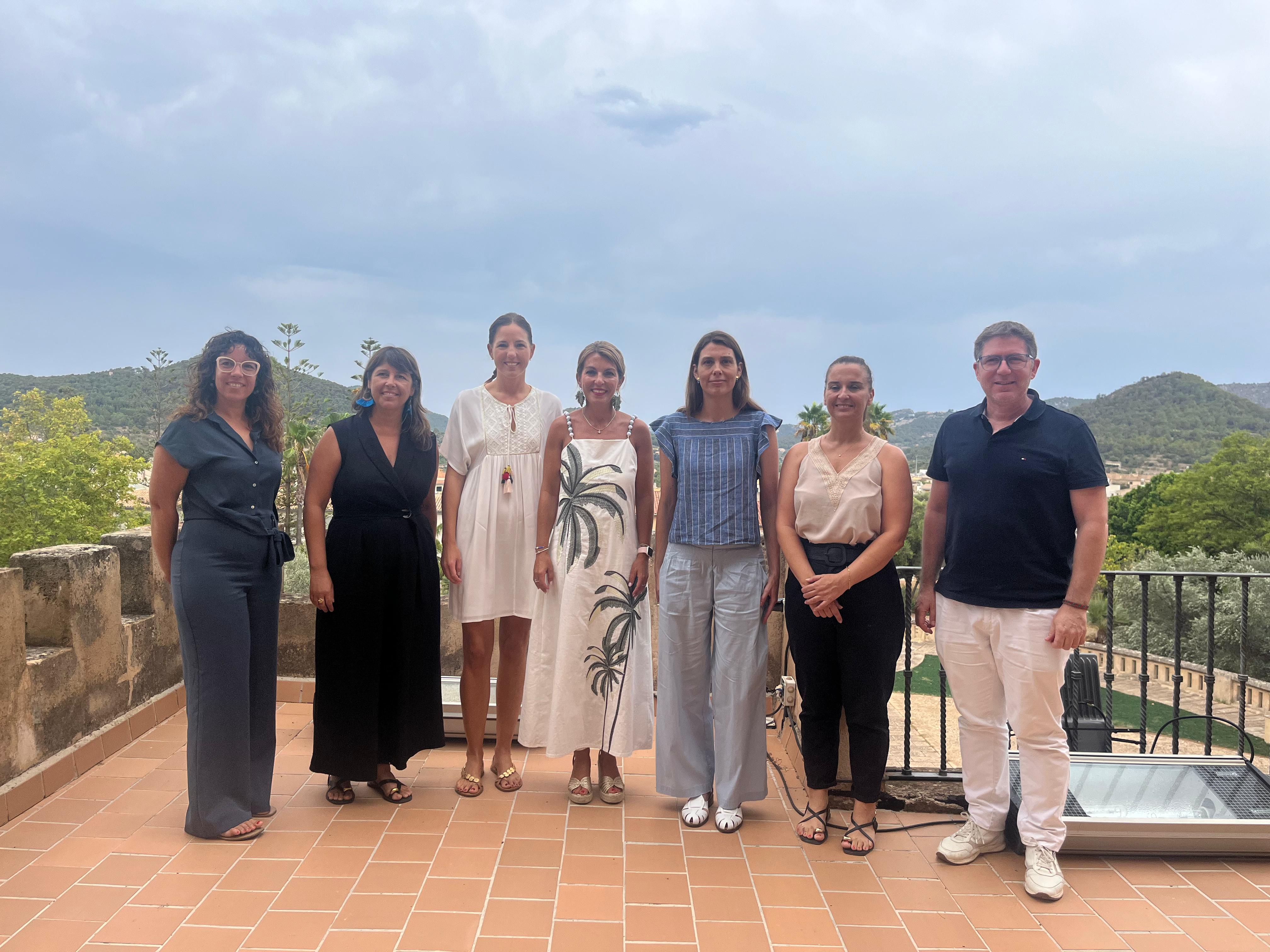 Reunió d'avui al castell de Son Mas (Andratx)