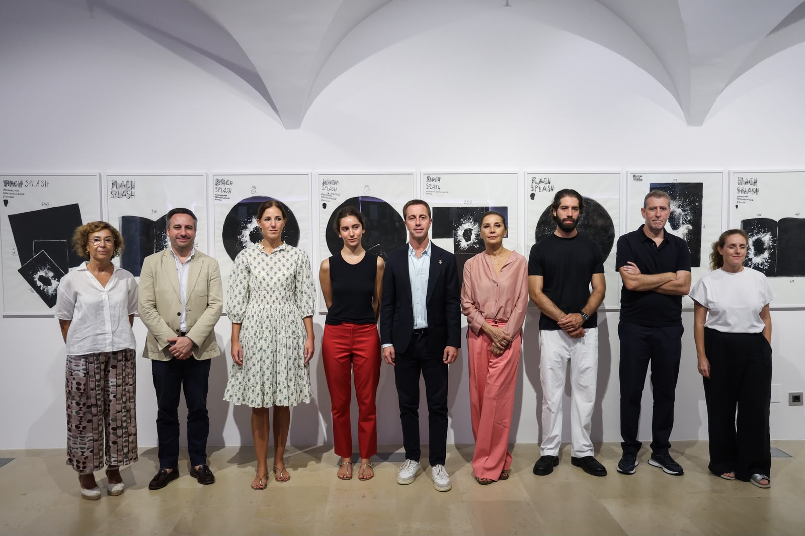 Presentació del projecte de Fabrizio Plessi, «Digital Splash» al Museu de Mallorca.