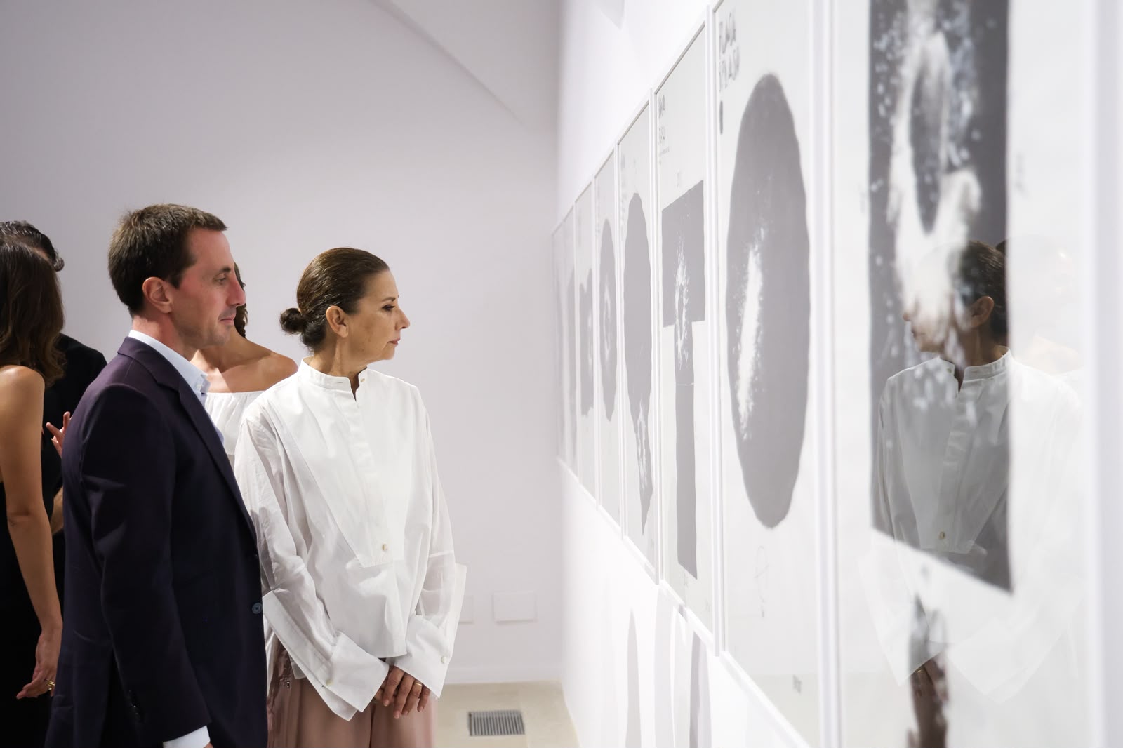 Inauguració de l'exposició «Digital Splash», de Fabrizio Plessi al Museu de Mallorca.
