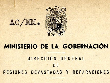 XII-729/3 Membrete de la correspondencia