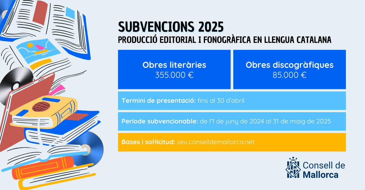 Ayudas a la producción editorial i fonográfica en catalán