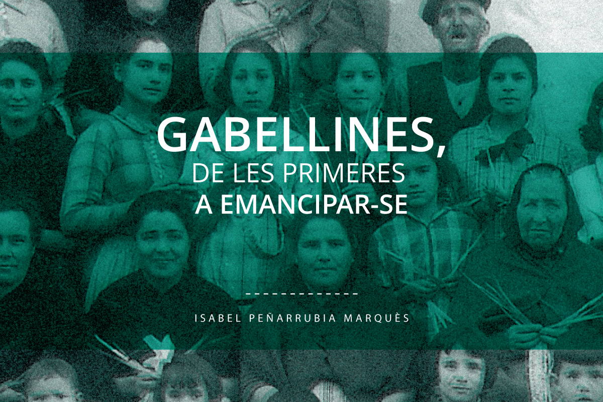 Portada del libro <i>Gabellines, de les primeres a emancipar-se</i>