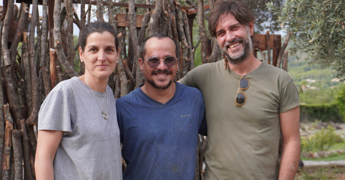 Marta Fresneda, Gabriel Muñoz y Marcos Torandell.