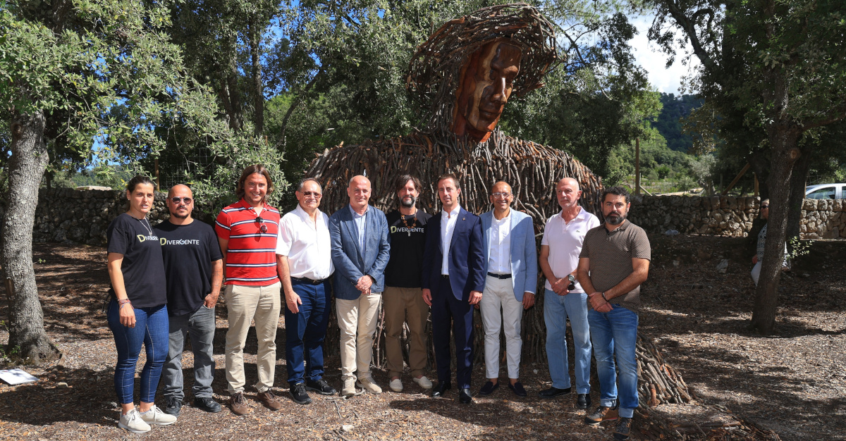 Inauguration of the sculpture in so n'Amer, 27 September 2024