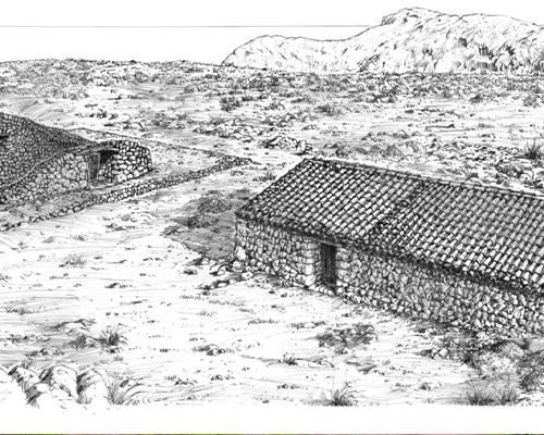 Camí de ses Voltes i cases de neu d’en Galileu