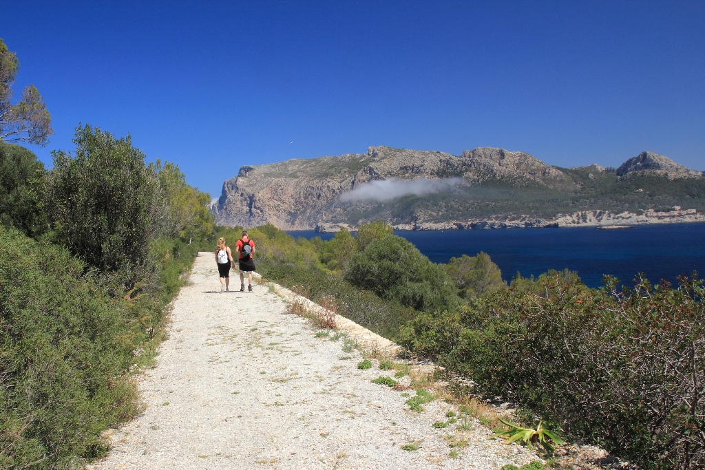 Carretera del faro de Es Llebeig